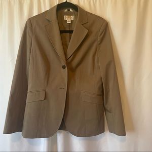 Talbots brown blazer